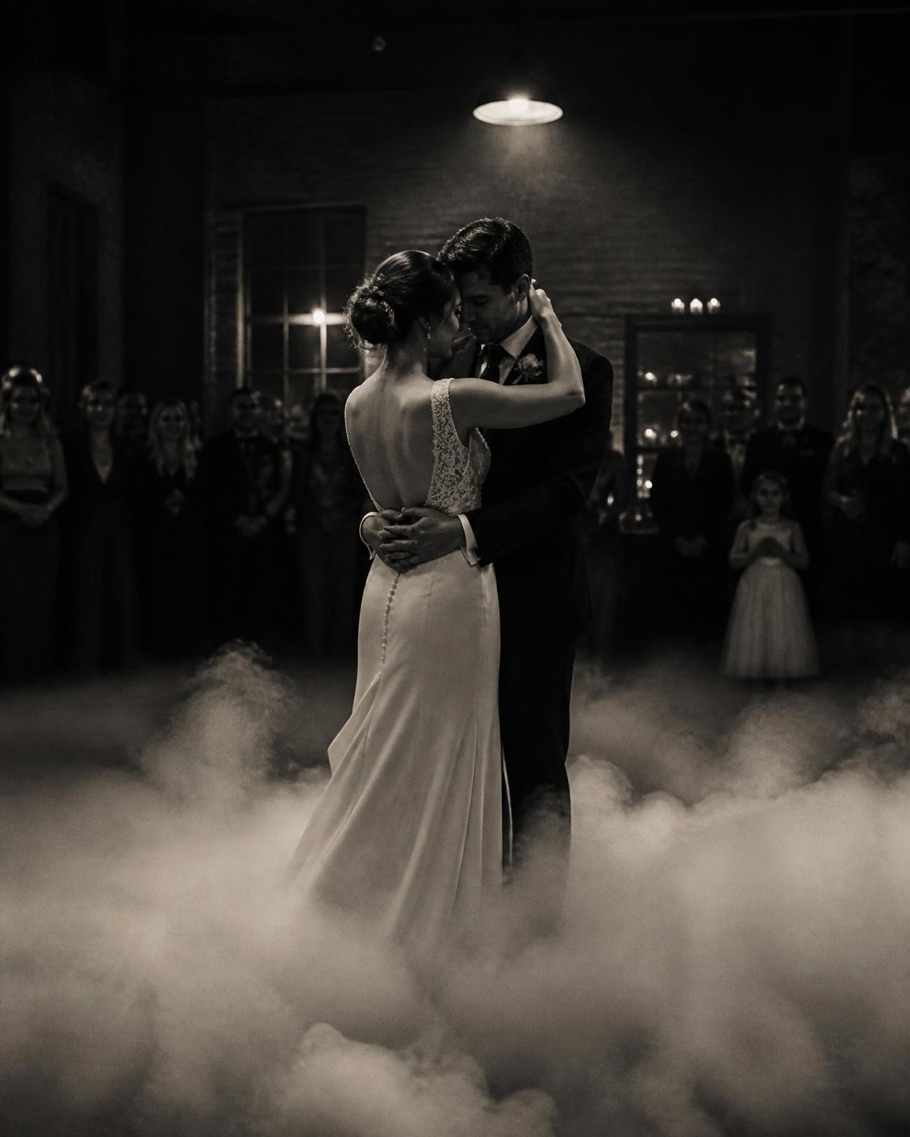 Dancing on the clouds at an Orlando wedding